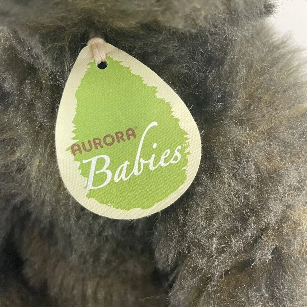 Aurora Babies‎ Brown Bear Cub 12” Plush Stuffed Animal Toy Realistic RARE